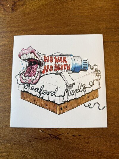 Megaton Sleaford Mods Blue 7” Vinyl Record limited edition