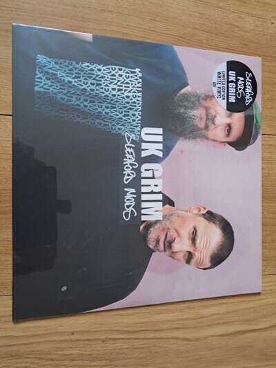 SLEAFORD MODS UK GRIM LIMITED EDITION WHITE VINYL LP BRAND NEW SEALED