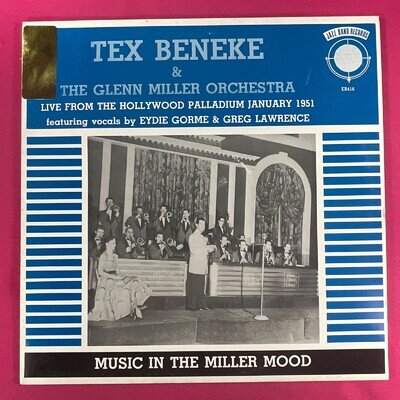 Tex Beneke and the Glenn Miller Orchestra 12" Vinyl LP Record