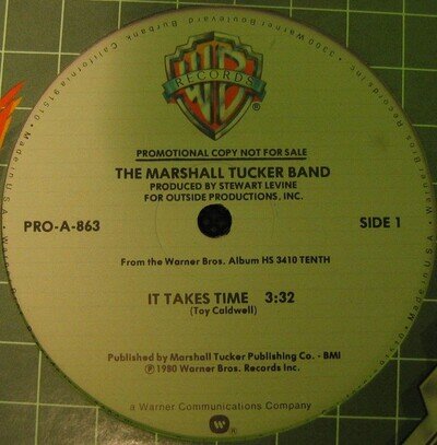 The Marshall Tucker Band - It Takes Time (Single Version) / Sing My Blues / C...