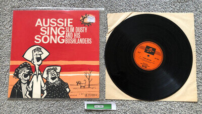 Slim Dusty And His Bushlanders - Aussie Sing Along - 12" Vinyl - Near Mint