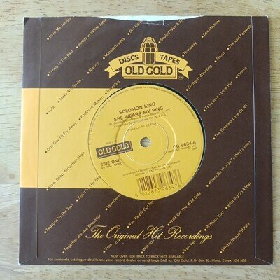 Solomon King: She Wears My Ring/Slim Dusty: A Pub With No Beer 7" Single OG 9634