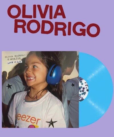 Olivia Rodrigo x Weezer - LIVE 7" Limited Edition Blue Vinyl - PRESALE