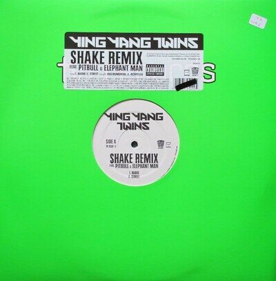 Ying Yang Twins Feat. Pitbull & Elephant Man - Shake Remix (12")