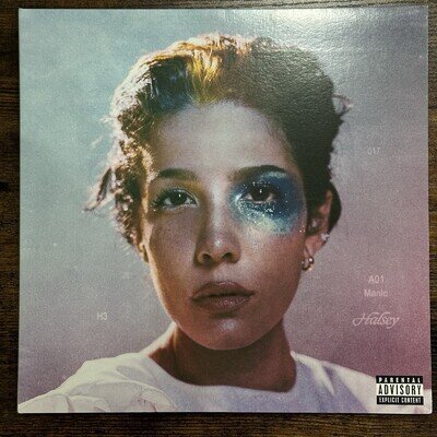 Halsey Manic On Clear Vinyl With Pink And Blue Splatter