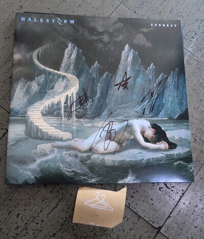 Halestorm Everest (Opaque Hot Pink Vinyl w/ *SIGNED COVER BY BAND*- Ships Fast!