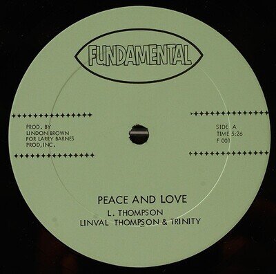 Linval Thompson / Trinity - Peace And Love (12")