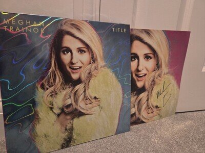 Meghan Trainor Title Signed Vinyl