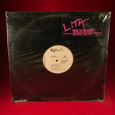 LITA FORD Back To The Cave 1988 USA promo 12" Vinyl single BRAND NEW SEALED