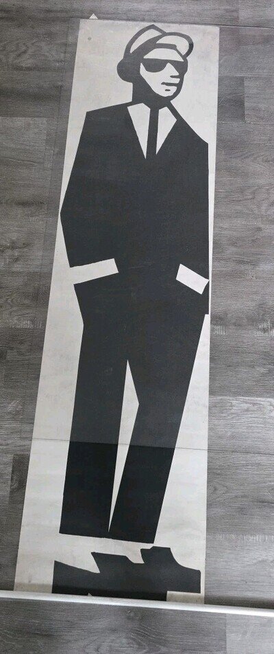 The Specials Poster Original 2 Tone Walt Jabsco Ska Icon. Rare Vintage.
