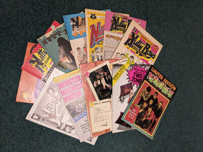 Madness Nutty Boys Fan Club Fanzines and poster bundle