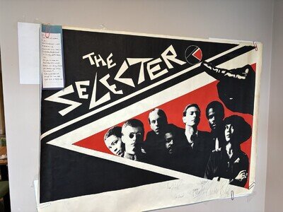 The Selecter Celebrate The Bullet Original Poster ,signed By 5 Members 1981