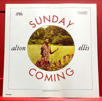 Alton Ellis Sunday Coming/Cecil Lloyd Group Album Cover Art PICTURE/PRINT 12"x12