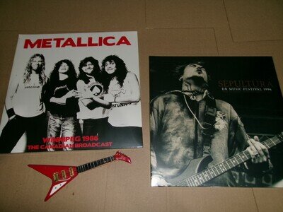 SEPULTURA /METALLICA x 2 brand new sealed vinyl lps summer sale SAVE£££££...