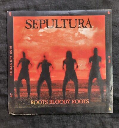Sepultura Roots Bloody Roots 7" Red Vinyl (Roadrunner 1996) P735