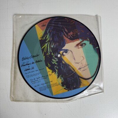 Billy Squier Emotions In Motion Vinyl Picture Disc 7" Capitol Records 1982