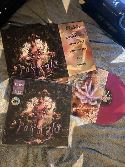 Melanie Martinez Portals Vinyl Limited Edition Bloodshot Translucent Vinyl x2