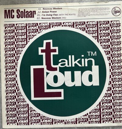 MC Solaar Nouveau Western Promo TLKDJ81 Excellent Condition 12” 1994 Hip Hop