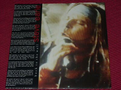 Steve Earle: Back to the wall UK 1989 EX
