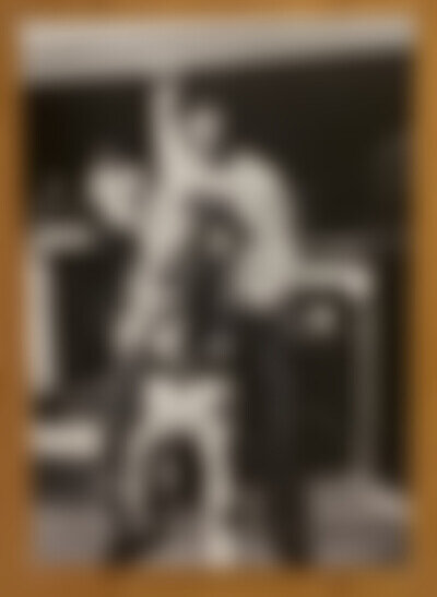 Large vintage Stone Roses 1989 poster Ian Brown on rocking horse iconic 58x42cm