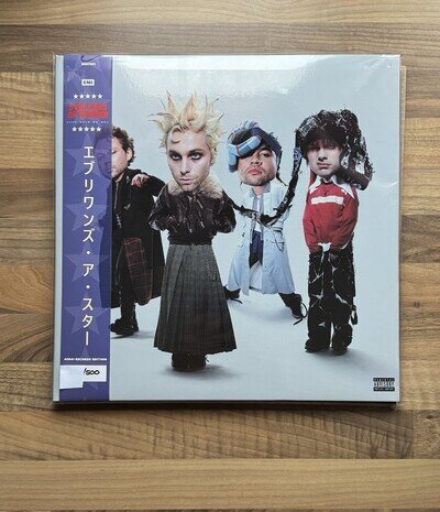 5 Seconds of Summer Everyone’s A Star Blue Vinyl /500 Signed Proof Included