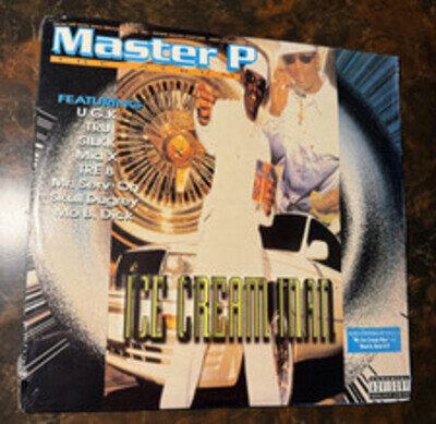 Master P Ice Cream Man (1996) No Limit LP vinyl RARE hip hop SEALED OG PRESS