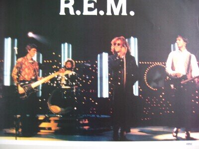 R.E.M. AUTHENTIC 1980's POSTER
