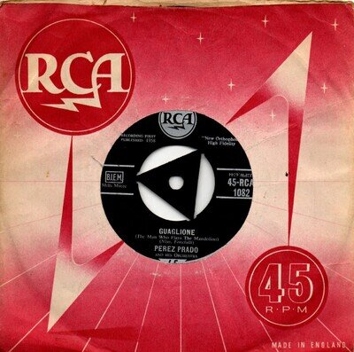 Perez Prado:Guaglione/Paris:UK RCA:1958