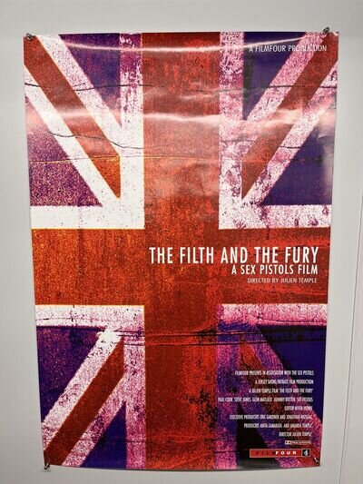 Sex Pistols Poster The Filth And The Fury Original Film Movie Promotion 2000