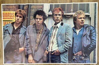 Sex Pistols Poster Magazine Star Monthly #9