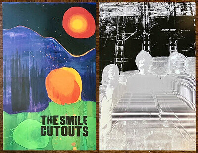 THE SMILE Cutouts 2024 Ltd Ed New RARE Poster RADIOHEAD THOM YORKE Wall Of Eyes