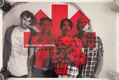 RED HOT CHILI PEPPERS, LICENSED 2012 POSTER