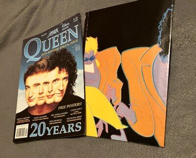 Queen Metal Attack Magazine With Poster