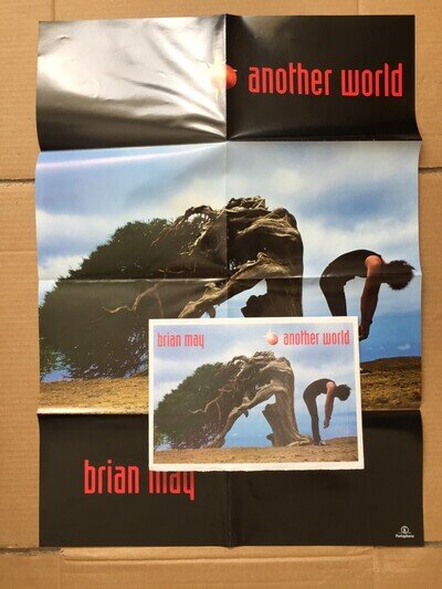 Queen - Brian May - 1998 Promo Poster for Another World Album