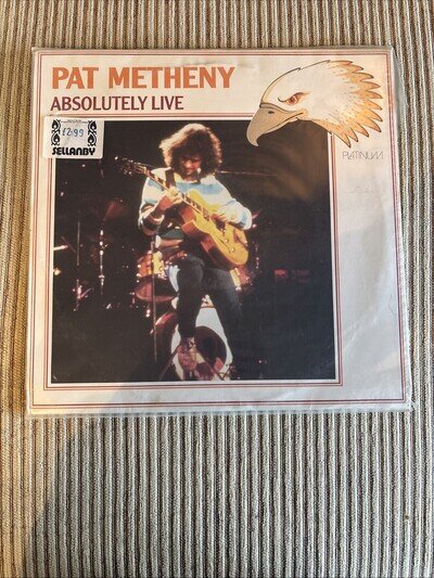 Pat Metheny Absolutely Live Vinyl LP 1985 Platinum 24034