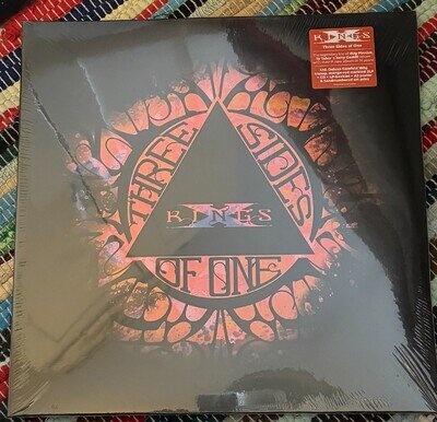 King's X ‎– Three Sides Of One Deluxe Orange/Red Marble 2x Vinyl CD Print (2022)