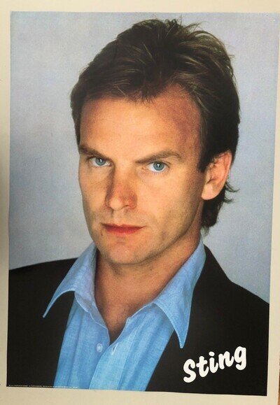 POLICE,STING,1980's POSTER