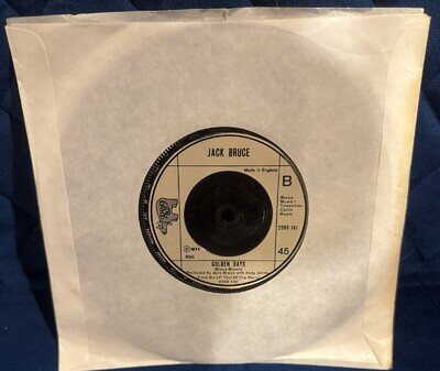 Jack Bruce – Keep It Down / Golden Days 7” 1974 RSO 2090141 UK Cream Ex