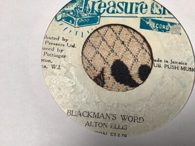 Alton Ellis , Blackmans Word, 7”Treasure.
