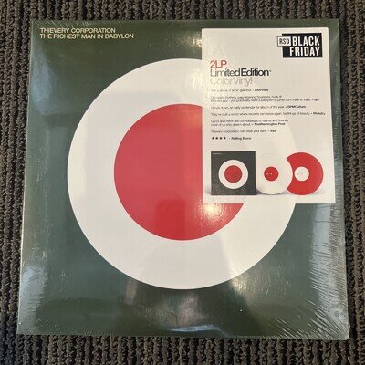 Thievery Corporation Richest Man In Babylon 2LP Record Store Day NEW SEALED