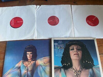 RCA Red Seal 3 LP box ARL3-0842: Massenet Thaïs Moffo Carreras NM Booklet