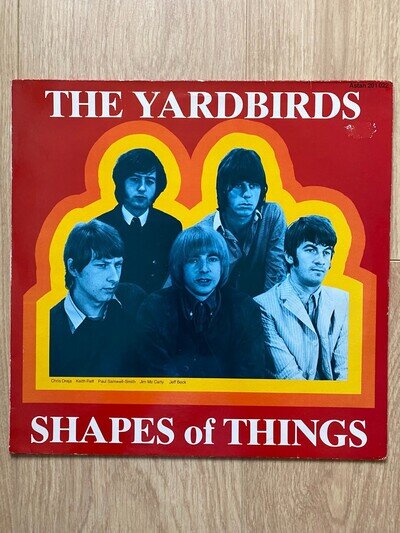 THE YARDBIRDS - SHAPES OF THINGS - 1981 Vinyl German Press - (vg+)