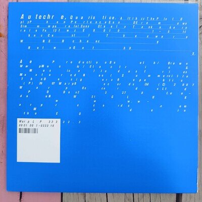 Quaristice by Autechre (Record, 2008) (origional NM/NM, IDM, analogue, elektron)