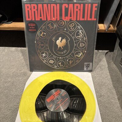BRANDI CARLILE - A Rooster Says 2020 RSD 12" Single Black & Yellow Vinyl New