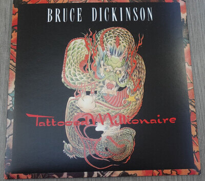 Bruce Dickinson (Iron Maiden) TATTOOED MILLIONAIRE 1990 UK UNPLAYED B4 TODAY
