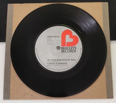 BRAD 7603 - Tarney & Spencer - I'm Your Man Rock N' Roll/Guitar Slinger 7"