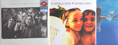 4 Smashing Pumpkins Greatest Hits Siamese Dream RED Nirvana The Cure LP Job Lot