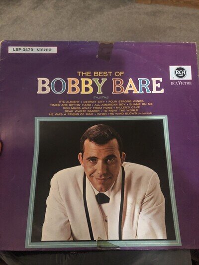 The Best of Bobby Bare 1966 Vinyl LSP-3479