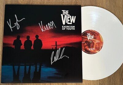 The View - Exorcism of Youth (Sealed Signed white Vinyl LP) One bent corner 227