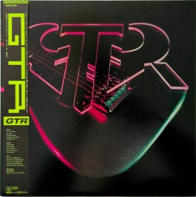 GTR - Self Titled -Japanese Press Vinyl LP CBS/SONY 28AP3168 OBI + inserts